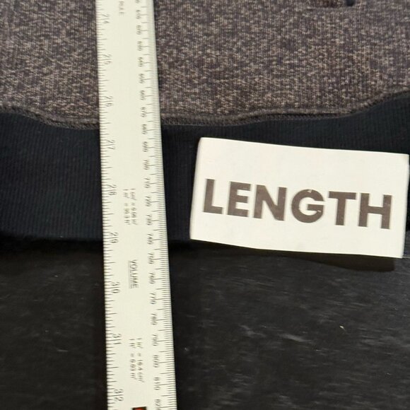 Marc Anthony Sz XXL Dark Gray Button Up Shawl Elbow Patch Mens Cardigan Sweater - Picture 10 of 10